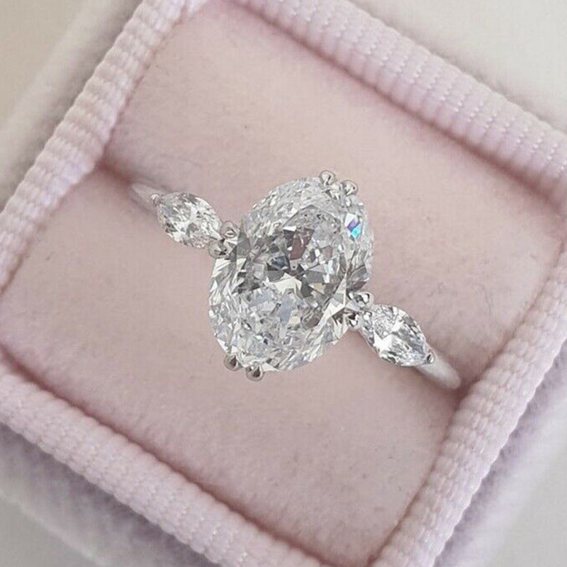 P5QA28J  Fashionable Moissanite Jewelry Wedding Diamond Ring
