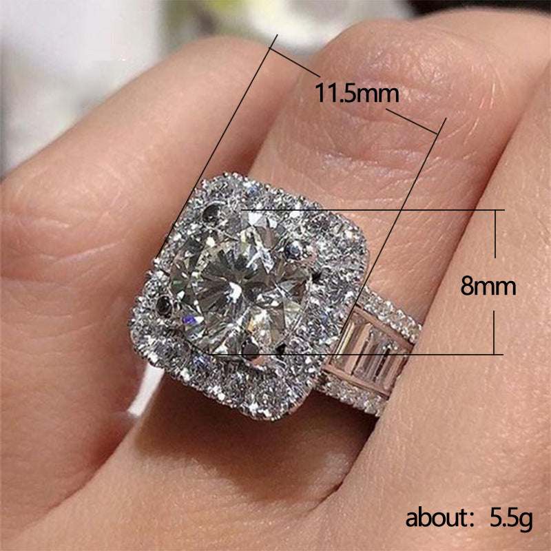 P5QA33J  Fashionable Moissanite Jewelry Wedding Diamond Ring