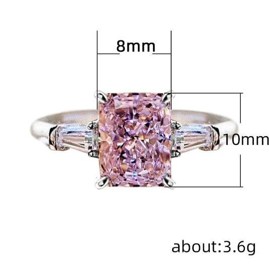 P5QA17J  Fashionable Moissanite Jewelry Wedding Diamond Ring