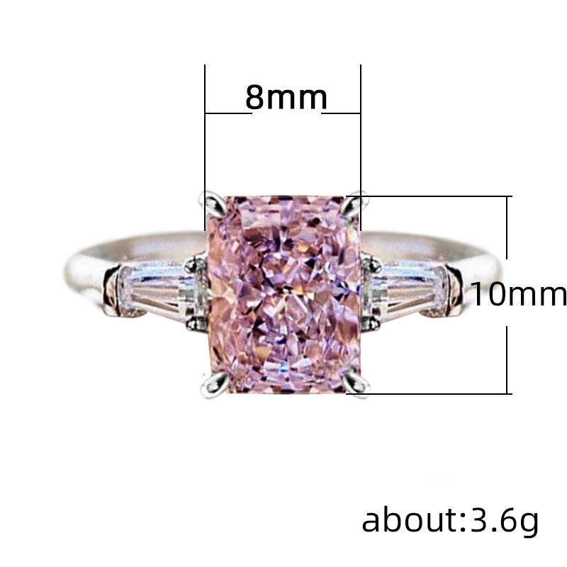 P5QA16J  Fashionable Moissanite Jewelry Wedding Diamond Ring