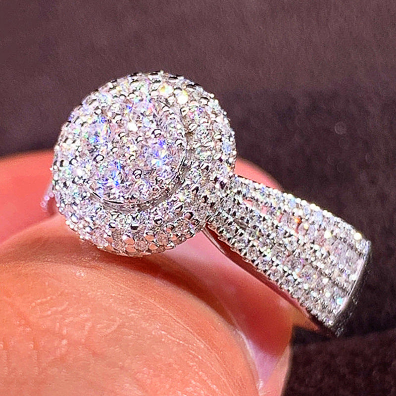 P5QA38J  Fashionable Moissanite Jewelry Wedding Diamond Ring