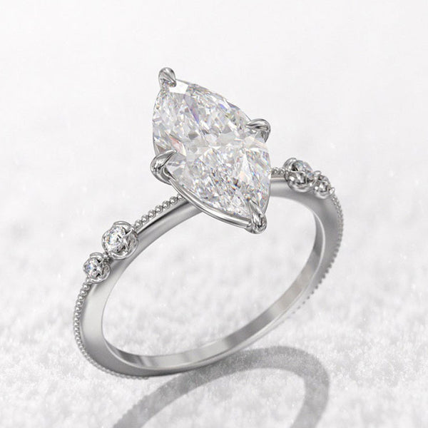 P5QA29J  Fashionable Moissanite Jewelry Wedding Diamond Ring