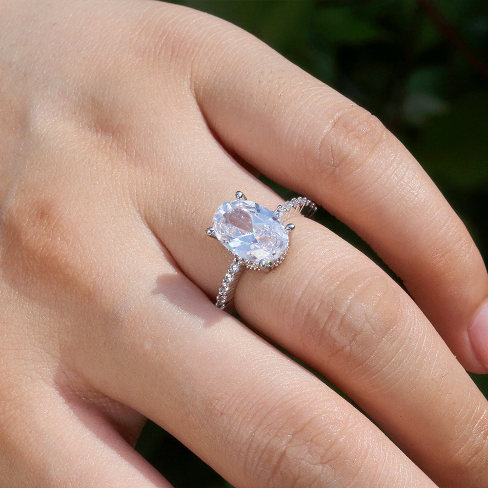 P5QA4J  Fashionable Moissanite Jewelry Wedding Diamond Ring