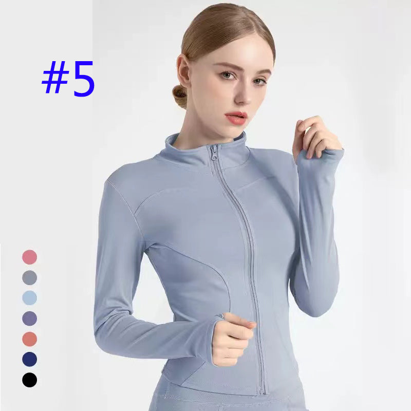 PXA5U Long-sleeved tight  yoga jacket
