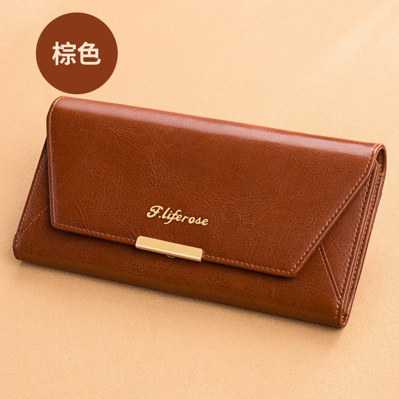 1E03B Fashionable leather wallets