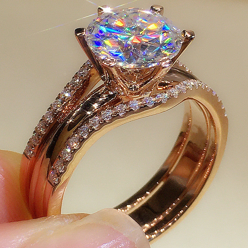 P5QA48J  Fashionable Moissanite Jewelry Wedding Diamond Ring