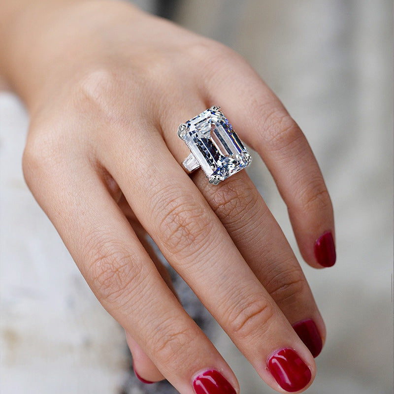 P5QA13J  Fashionable Moissanite Jewelry Wedding Diamond Ring