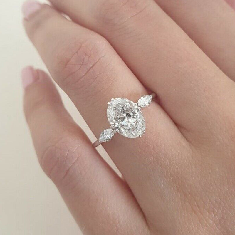 P5QA28J  Fashionable Moissanite Jewelry Wedding Diamond Ring
