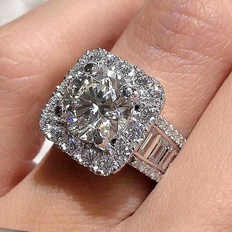 P5QA33J  Fashionable Moissanite Jewelry Wedding Diamond Ring