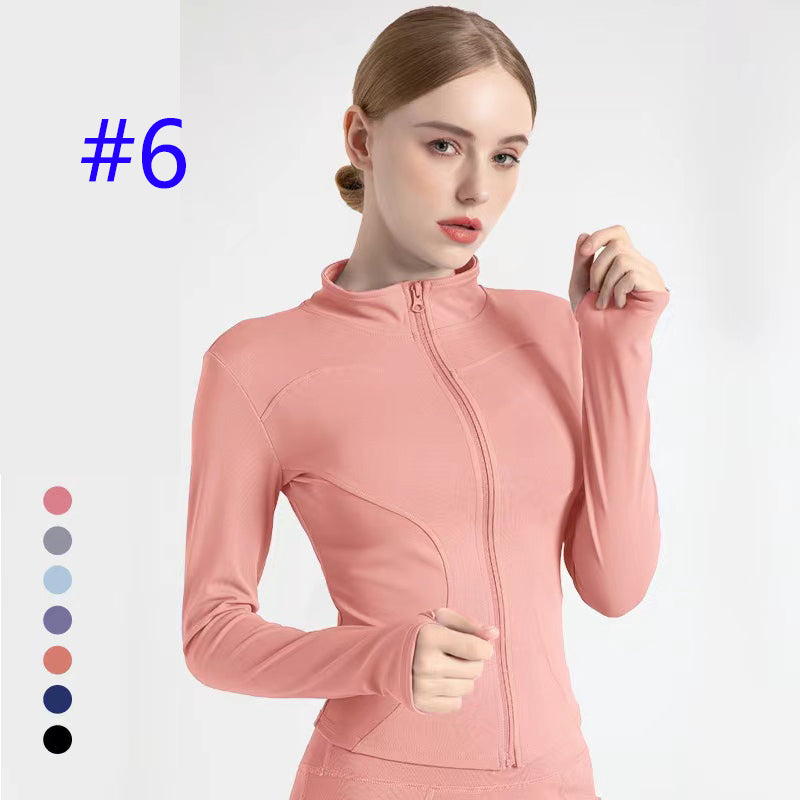 PXA5U Long-sleeved tight  yoga jacket